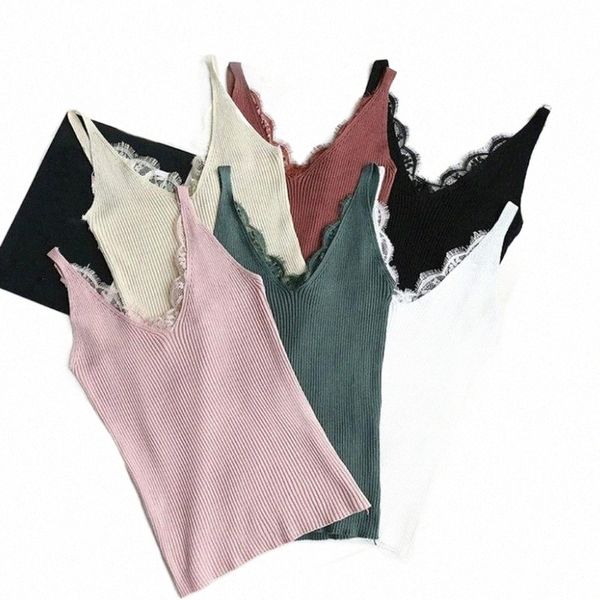 fashion camisoles women sleeveless knitting vest v-neck ladies solid lace tank women's intimates skinny vest lady j4or#, Black;white
fashion camisoles women sleeveless knitting vest v-neck ladies solid lace tank women's intimates skinny vest lady j4or#, Black;white