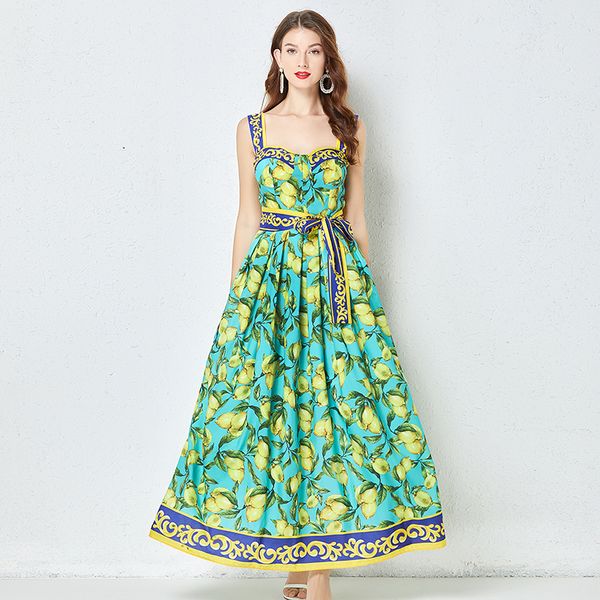 strap floral long maxi swing dress 2022 european designer womens printed casual beach bra suspender dresses runway ladies sash resort party, Black;gray
strap floral long maxi swing dress 2022 european designer womens printed casual beach bra suspender dresses runway ladies sash resort party, Black;gray