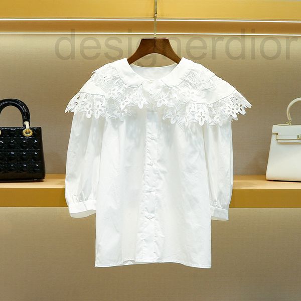 women's blouses & shirts designer family french court style shirt women's solid color 2022 lace lapel white cardigan blouse
women's blouses & shirts designer family french court style shirt women's solid color 2022 lace lapel white cardigan blouse