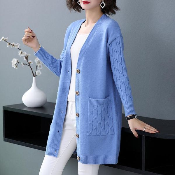 women s knits tees autumn women vintage sweater coat v neck solid loose knitwear single breasted casual knit cardigan outwear sueter mujer 2, White
women s knits tees autumn women vintage sweater coat v neck solid loose knitwear single breasted casual knit cardigan outwear sueter mujer 2, White