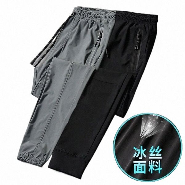 fashion men's ultra-thin ice silk casual pants summer large size stretch fabric quick-drying sweatpants clothing d4uj#, Black
fashion men's ultra-thin ice silk casual pants summer large size stretch fabric quick-drying sweatpants clothing d4uj#, Black