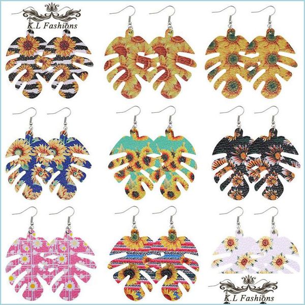 dangle chandelier unique design sunflower printed pu leather earring for women girls fashion fish bones dangle drop earrings waterdr dhdw4, Silver
dangle chandelier unique design sunflower printed pu leather earring for women girls fashion fish bones dangle drop earrings waterdr dhdw4, Silver