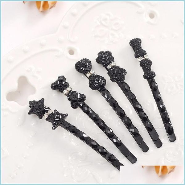 hair clips barrettes good aandand black crystal hairpin barrettes bow hair ornaments clip folder banghua hand side water drill card dhooh, Golden;silver
hair clips barrettes good aandand black crystal hairpin barrettes bow hair ornaments clip folder banghua hand side water drill card dhooh, Golden;silver