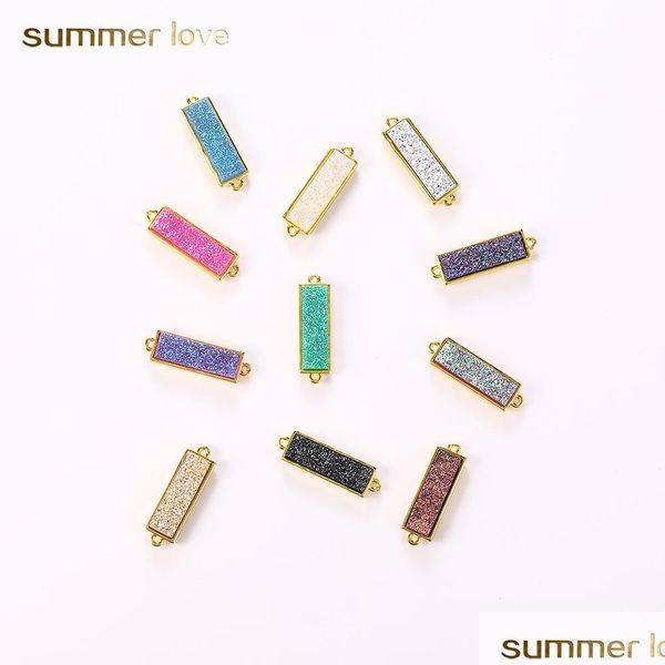 charms fashion druzy stone pendant for bracelet bangle necklace gold plated faux natural colorf diy charm jewelry accessories drop de dheat, Bronze;silver
charms fashion druzy stone pendant for bracelet bangle necklace gold plated faux natural colorf diy charm jewelry accessories drop de dheat, Bronze;silver