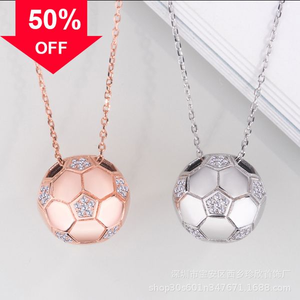 designer style necklace birthday christmas world cup football women's small golden ball commemorative collarbone chain simple and versa, Silver
designer style necklace birthday christmas world cup football women's small golden ball commemorative collarbone chain simple and versa, Silver