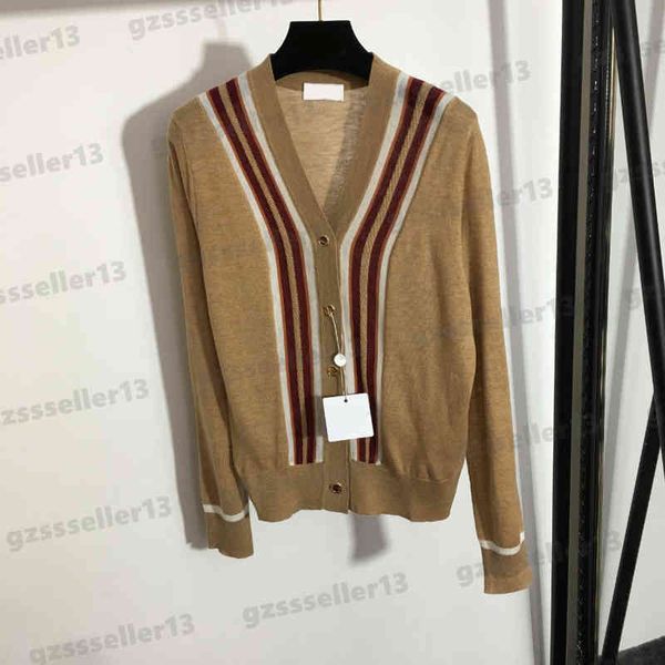 cardigan women sweaters designer jumper classic stripe splicing fashion statement button v-neck long sleeve knit cardigans womens sweater 0, White;black
cardigan women sweaters designer jumper classic stripe splicing fashion statement button v-neck long sleeve knit cardigans womens sweater 0, White;black