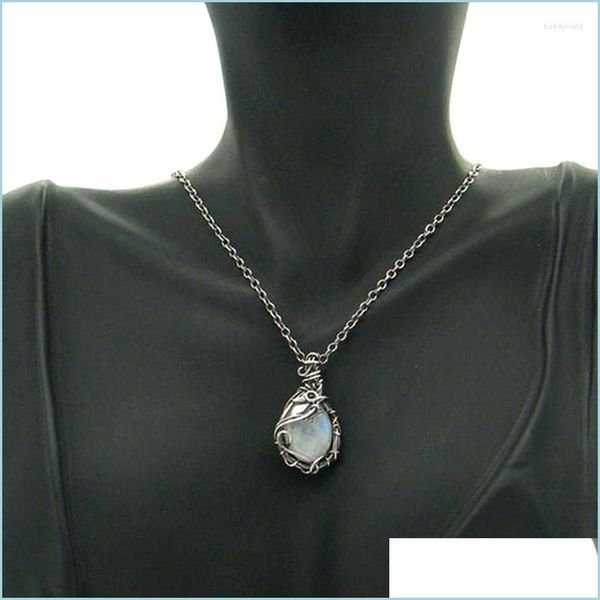 pendant necklaces pendant necklaces bohemia sier color chain natural moonstone crystal necklace for women female vintage g jewelshops dh3bw, Silver
pendant necklaces pendant necklaces bohemia sier color chain natural moonstone crystal necklace for women female vintage g jewelshops dh3bw, Silver