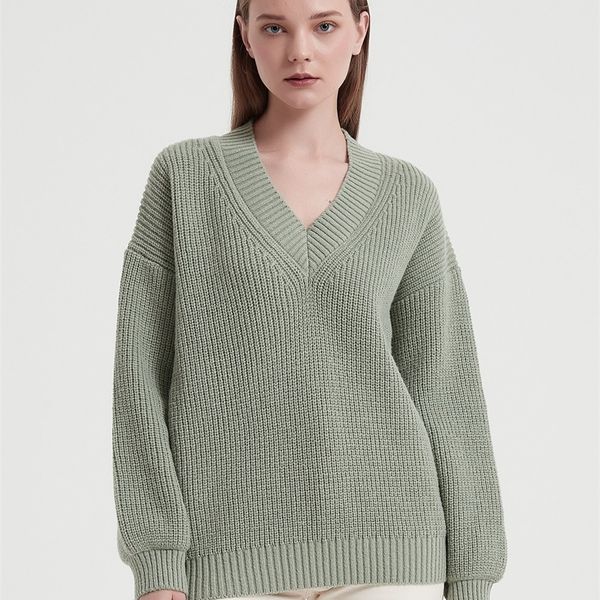 women s sweaters wixra women basic v neck sweater warm thick loose pullovers solid jumper casual autumn winter 220916, White;black
women s sweaters wixra women basic v neck sweater warm thick loose pullovers solid jumper casual autumn winter 220916, White;black