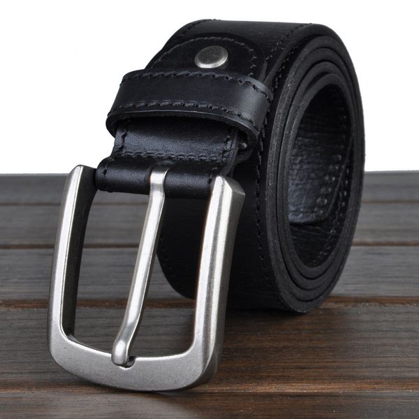 first layer cowhide men's belt retro alloy pin buckle frosted casual belt, Black;brown
first layer cowhide men's belt retro alloy pin buckle frosted casual belt, Black;brown