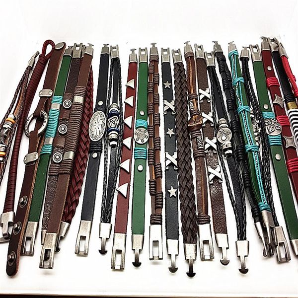 new 50pcs men's assorted genuine leather alloy retro vintage punk cuff bracelets mix designs whole lots281p, White
new 50pcs men's assorted genuine leather alloy retro vintage punk cuff bracelets mix designs whole lots281p, White