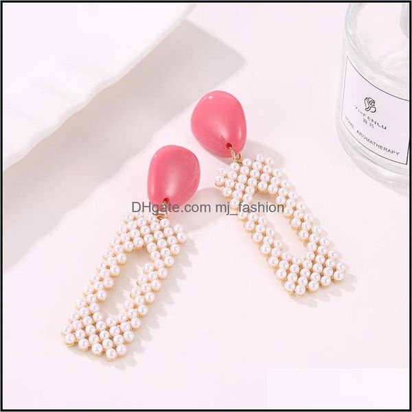 stud candy colored imitation pearl geometric dangle earrings for women fashion lovely stud jewelry gift drop delivery 2021 mjfashion dhfrm, Golden;silver
stud candy colored imitation pearl geometric dangle earrings for women fashion lovely stud jewelry gift drop delivery 2021 mjfashion dhfrm, Golden;silver
