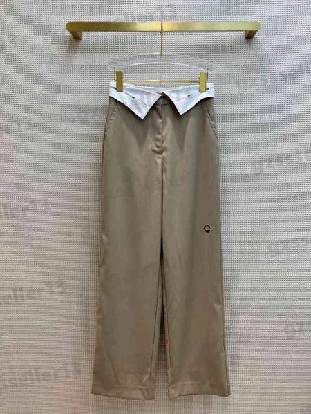 casual pants for womens fashion letter logo embroidery trousers autumn suit fabric breathable webbing cuff wide leg pants designer women clo, Black;white
casual pants for womens fashion letter logo embroidery trousers autumn suit fabric breathable webbing cuff wide leg pants designer women clo, Black;white