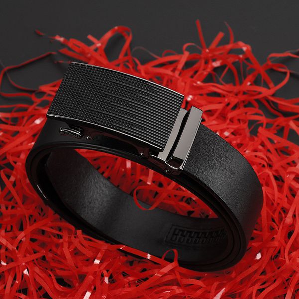 belt men's first layer cowhide automatic buckle belt youth business casual leather belt men's plain belts, Black;brown
belt men's first layer cowhide automatic buckle belt youth business casual leather belt men's plain belts, Black;brown