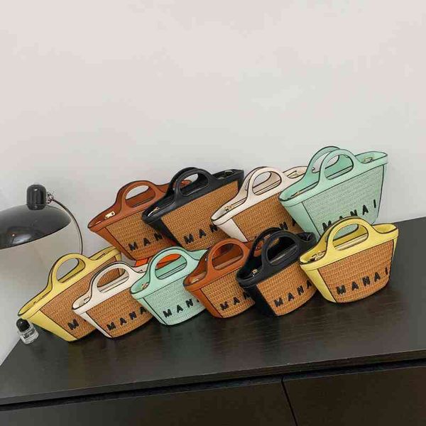 totes french woven handbag women's new fashion straw woven bag ins vegetable basket splicing beach bag 220514
totes french woven handbag women's new fashion straw woven bag ins vegetable basket splicing beach bag 220514