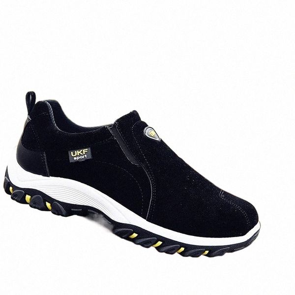 wear hiking shoes outdoor mens lazy waterproof breathable climbing shoes casual foreign, Black
wear hiking shoes outdoor mens lazy waterproof breathable climbing shoes casual foreign, Black