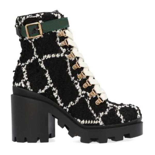 ankle boots designer shoes luxury boots women embroidered leather lace with sylvie web real leather with diamonds decorative with box no2, Black
ankle boots designer shoes luxury boots women embroidered leather lace with sylvie web real leather with diamonds decorative with box no2, Black