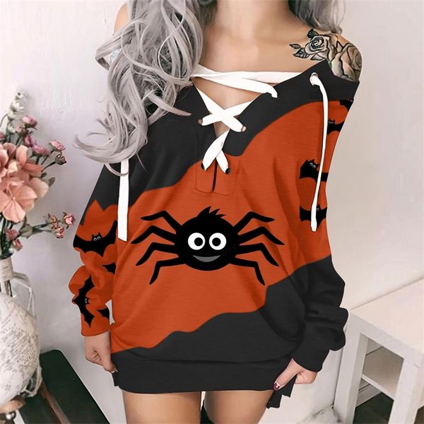 casual dresses for women halloween prints sweatshirt off shoulder strappy long sleeves loose woman plus size sleeve 220919, Black;gray
casual dresses for women halloween prints sweatshirt off shoulder strappy long sleeves loose woman plus size sleeve 220919, Black;gray