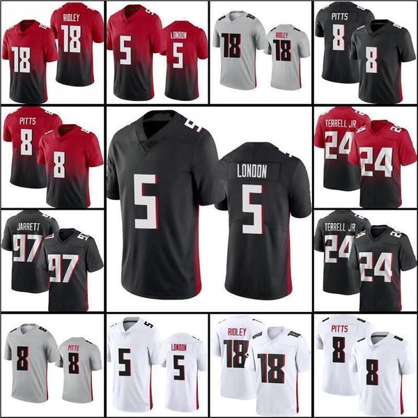 jersey 8 kyle pitts drake 5 london football''nfl''jersey 1 marcus mariota deion sanders ridley michael vick desmond ridd, Black;red
jersey 8 kyle pitts drake 5 london football''nfl''jersey 1 marcus mariota deion sanders ridley michael vick desmond ridd, Black;red