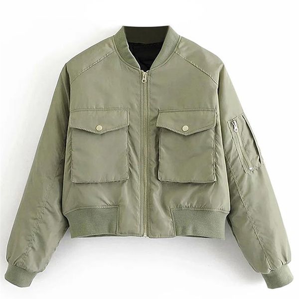 women's jackets aachoae fashion padded bomber jacket women streetwear long sleeve zipper warm coat autumn winter casual pockets outerwe, Black;brown
women's jackets aachoae fashion padded bomber jacket women streetwear long sleeve zipper warm coat autumn winter casual pockets outerwe, Black;brown