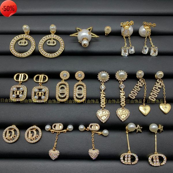 50% off factory special clearance designer jewelry earrings charms d dijia new letter inlaid women's fashion trend s925 sier, Golden
50% off factory special clearance designer jewelry earrings charms d dijia new letter inlaid women's fashion trend s925 sier, Golden
