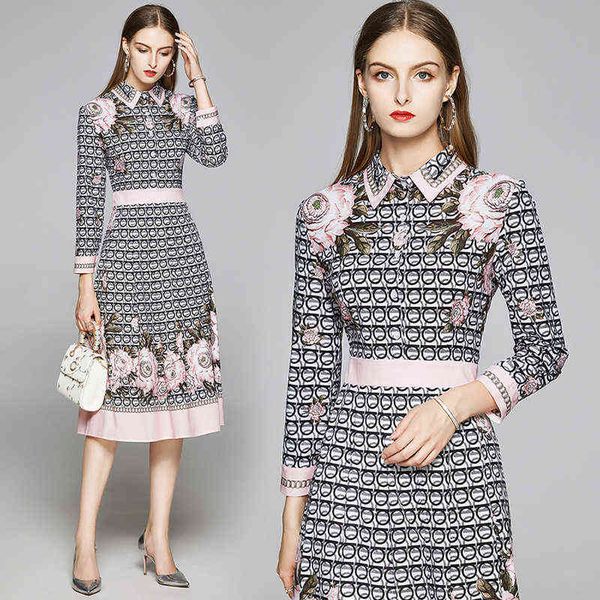 casual dresses spring summer autumn runway vintage floral print collar long sleeve button front women ladies casual party a-line midi beach, Black;gray
casual dresses spring summer autumn runway vintage floral print collar long sleeve button front women ladies casual party a-line midi beach, Black;gray