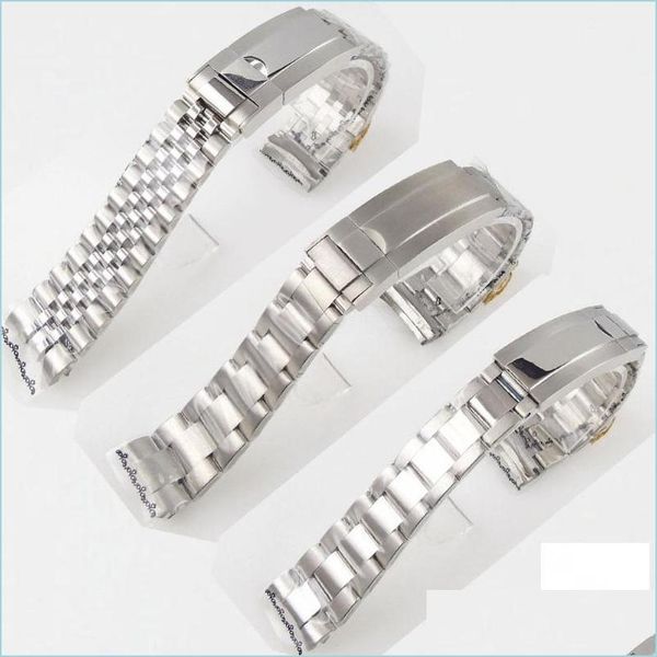 watch bands watch bands 20mm oyster/jubilee style strap watchband 904l stainless steel bracelet spare parts brushed/polis watches2022 dhhel, Black;brown
watch bands watch bands 20mm oyster/jubilee style strap watchband 904l stainless steel bracelet spare parts brushed/polis watches2022 dhhel, Black;brown