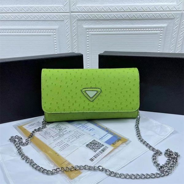2022designers triangle p brands ostrich chain bag leather crossbody clutch flap totes handbag italy purse women girls luxurys shoulder messe, Black
2022designers triangle p brands ostrich chain bag leather crossbody clutch flap totes handbag italy purse women girls luxurys shoulder messe, Black