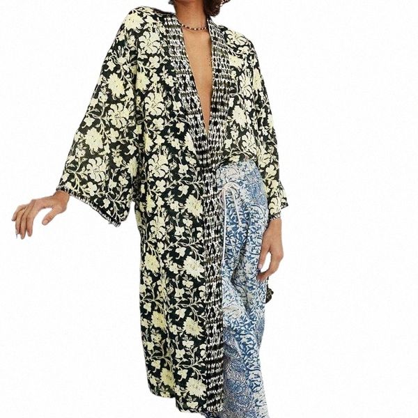 spring and summer women's fashion beach five-point-sleeve printed long cardigan antisat shirt elegant kimono 2021 swimwear h9vf#, White;black
spring and summer women's fashion beach five-point-sleeve printed long cardigan antisat shirt elegant kimono 2021 swimwear h9vf#, White;black