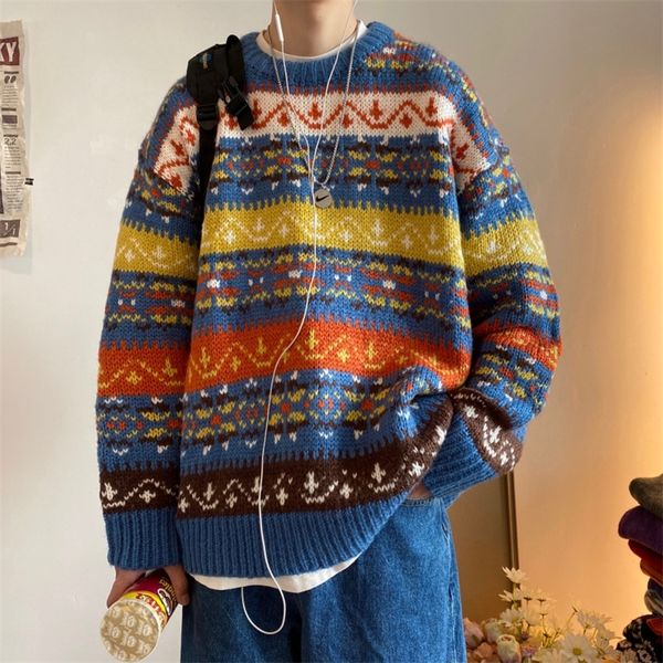 men's sweaters men's fashion colorblock knit sweater winter thickened pullover harajuku round neck loose shirt jacket men korean c, White;black
men's sweaters men's fashion colorblock knit sweater winter thickened pullover harajuku round neck loose shirt jacket men korean c, White;black