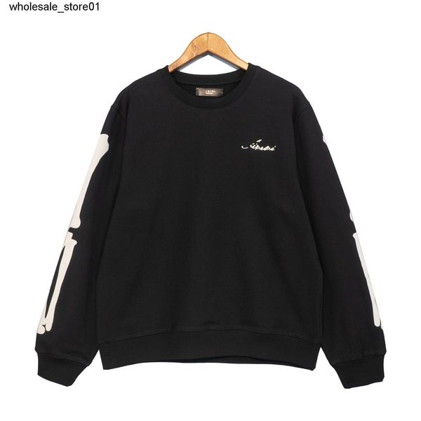 men's hoodies sweatshirts high version autumn and winter new fashion bone flocking printing men and women's couple's terry sw, Black
men's hoodies sweatshirts high version autumn and winter new fashion bone flocking printing men and women's couple's terry sw, Black