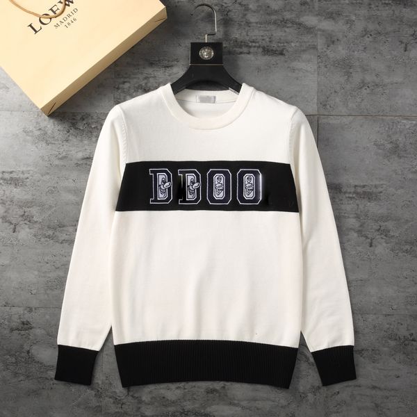 men's sweaters women's european designer autumn and winter warm woolen shirt round neck slim fit versatile casual embroidery knitw, White;black
men's sweaters women's european designer autumn and winter warm woolen shirt round neck slim fit versatile casual embroidery knitw, White;black