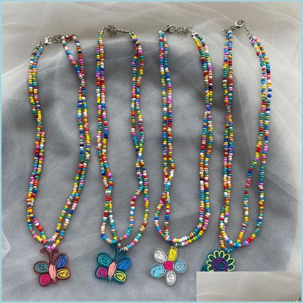 pendant necklaces bohemian mtilayer colorf beads chain necklaces cartoon rainbow flower pendant necklace for women elegant jewelry ac dhyvl, Silver
pendant necklaces bohemian mtilayer colorf beads chain necklaces cartoon rainbow flower pendant necklace for women elegant jewelry ac dhyvl, Silver