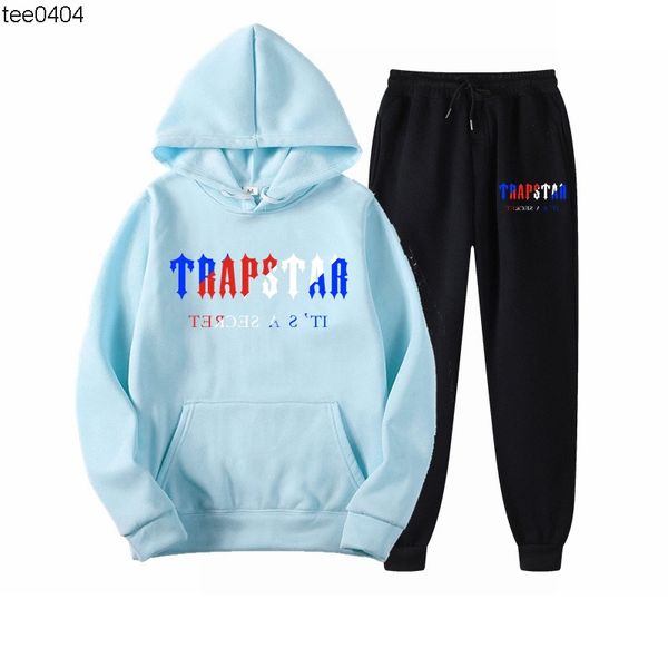 2022 hoodies trapstar lettered printed men's and easy women's sportswear brushed two-piece loose hooded sweater set, Gray
2022 hoodies trapstar lettered printed men's and easy women's sportswear brushed two-piece loose hooded sweater set, Gray
