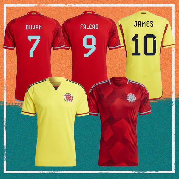 player version 2022 colombia #10 james soccer jerseys 22/23 home #9 falcao #11 cuadrad shirt guarin duvan .diaz sanchez national team, Black;yellow
player version 2022 colombia #10 james soccer jerseys 22/23 home #9 falcao #11 cuadrad shirt guarin duvan .diaz sanchez national team, Black;yellow