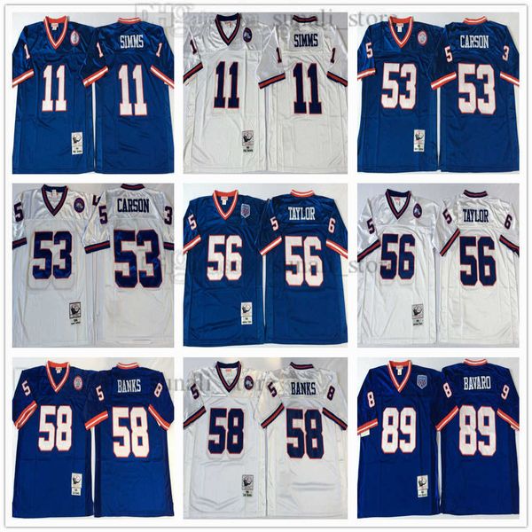 ncaa football 11 phil simms jerseys 53 harry carson 56 lawrence taylor 58 carl banks 89 mark bavaro team blue white men vintage all stitched, Black;red
ncaa football 11 phil simms jerseys 53 harry carson 56 lawrence taylor 58 carl banks 89 mark bavaro team blue white men vintage all stitched, Black;red