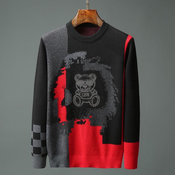 autumn and winter men sweaters tide brand logo letter mens and womens round neck sweater jacquard casual loose knitted l xl xxl xxxl q020, White;black
autumn and winter men sweaters tide brand logo letter mens and womens round neck sweater jacquard casual loose knitted l xl xxl xxxl q020, White;black