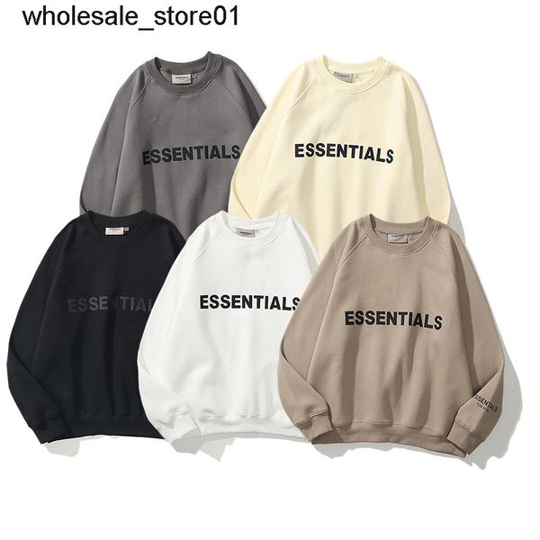 men's hoodies designer sweatshirts essential press glued raglan sleeve round neck plush reflective sweater hoodie, Black
men's hoodies designer sweatshirts essential press glued raglan sleeve round neck plush reflective sweater hoodie, Black