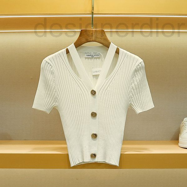 women's sweaters designer home b hollow knit cardigan women's autumn 2022 short sleeve v-neck ice silk slim small fragrance, White;black
women's sweaters designer home b hollow knit cardigan women's autumn 2022 short sleeve v-neck ice silk slim small fragrance, White;black