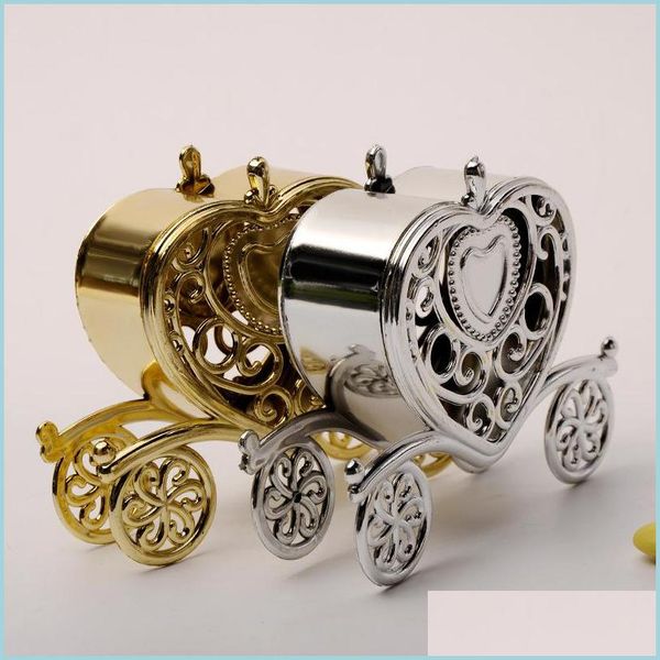 clip on screw back bowknot back heart carriage candy box sier golden color gifts boxes creative containers for wedding party favors dhir3, Silver
clip on screw back bowknot back heart carriage candy box sier golden color gifts boxes creative containers for wedding party favors dhir3, Silver
