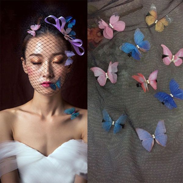 beautiful rhinestones double layers tulle butterfly hair clip accessories for women girls hairpin gauze dress up ornaments, Slivery;white
beautiful rhinestones double layers tulle butterfly hair clip accessories for women girls hairpin gauze dress up ornaments, Slivery;white