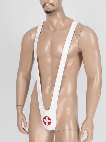 catsuit costumes lingerie mankini wrestling singlet underwear mens mankini thongs costume wet look patent leather bulge pouch jockstraps bod, Black
catsuit costumes lingerie mankini wrestling singlet underwear mens mankini thongs costume wet look patent leather bulge pouch jockstraps bod, Black