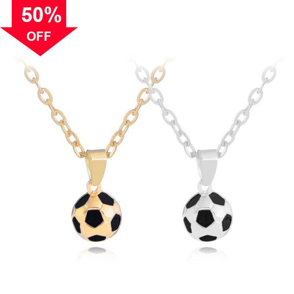 designer style necklace birthday christmas creative world cup football sweater chain women, Silver
designer style necklace birthday christmas creative world cup football sweater chain women, Silver