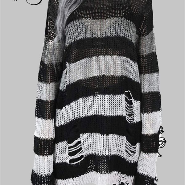 men's sweaters punk gothic striped long sweater stretch thin pullover broken sweater hollow out slit spring knit jumpers y2k clothes fo, White;black
men's sweaters punk gothic striped long sweater stretch thin pullover broken sweater hollow out slit spring knit jumpers y2k clothes fo, White;black