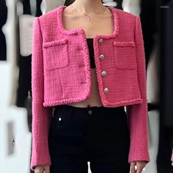 women's jackets 2022 autumn short women jacket korean square collar long sleeve coat causal fashion elegant female outwear mujer, Black;brown
women's jackets 2022 autumn short women jacket korean square collar long sleeve coat causal fashion elegant female outwear mujer, Black;brown