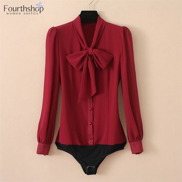 women's jumpsuits rompers elegant chiffon bodysuits women lantern long sleeve bow tie neck office work lady and blouses female formal, Black;white
women's jumpsuits rompers elegant chiffon bodysuits women lantern long sleeve bow tie neck office work lady and blouses female formal, Black;white
