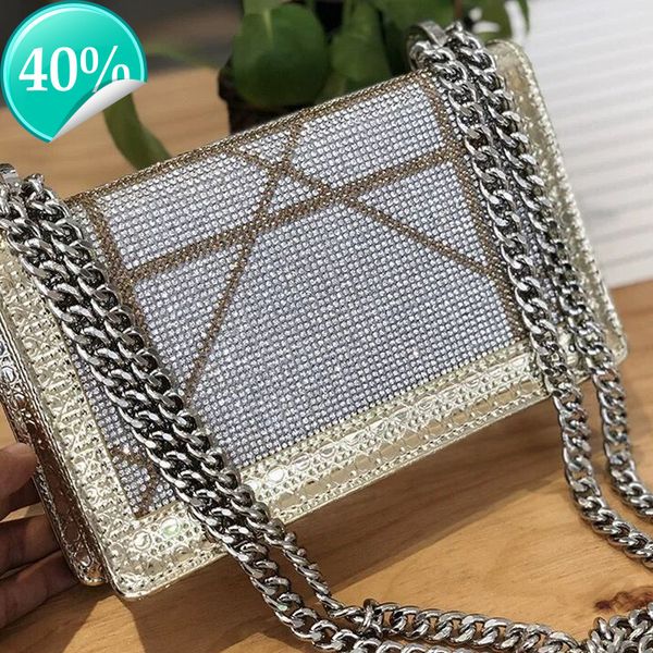designer evening bag new shoulder mini hand fahion luxury rhintone digner leather metal chain sier women diamond lattice tot flip cover diag
designer evening bag new shoulder mini hand fahion luxury rhintone digner leather metal chain sier women diamond lattice tot flip cover diag