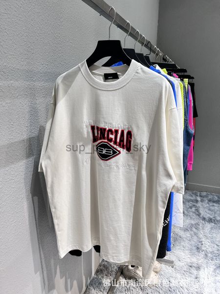 mens t-shirts designer balencaigass original tee spring and summer new high version embroidery letters paris fashion men and womens loose ca, White;black
mens t-shirts designer balencaigass original tee spring and summer new high version embroidery letters paris fashion men and womens loose ca, White;black