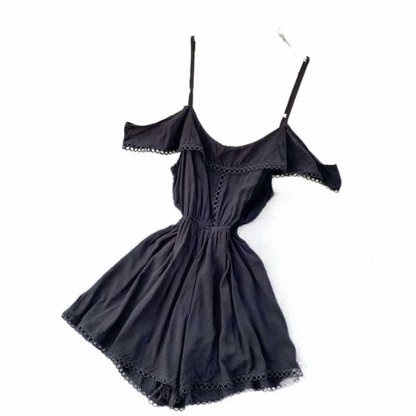 summer women's jumpsuit straps off-the-shoulder cutout short wide-leg pants1 p9ay#, Black;white
summer women's jumpsuit straps off-the-shoulder cutout short wide-leg pants1 p9ay#, Black;white