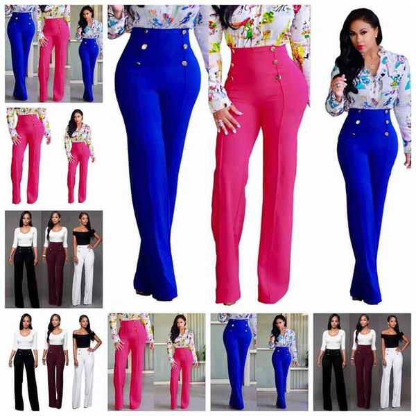 women's pants capris pants capris europe united states fashion solid color buttons high waist wide legs leisure bell white black blue s, Black;white
women's pants capris pants capris europe united states fashion solid color buttons high waist wide legs leisure bell white black blue s, Black;white
