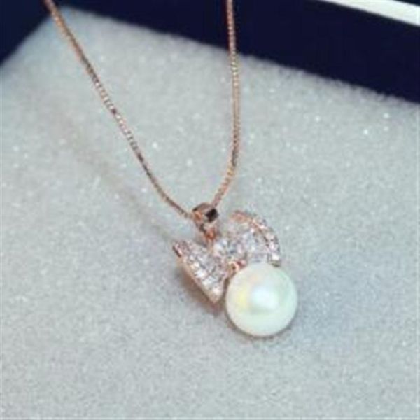 super beautiful pearl necklace for women fashion zircon bow pendant neckalce rose gold plated collar choker necklace fine jewelry205f, Silver
super beautiful pearl necklace for women fashion zircon bow pendant neckalce rose gold plated collar choker necklace fine jewelry205f, Silver